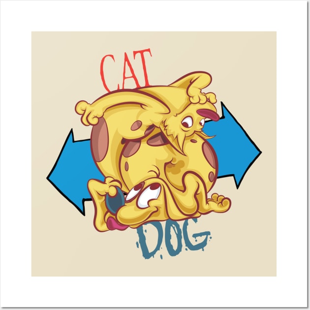 CatDog Wall Art by majanation